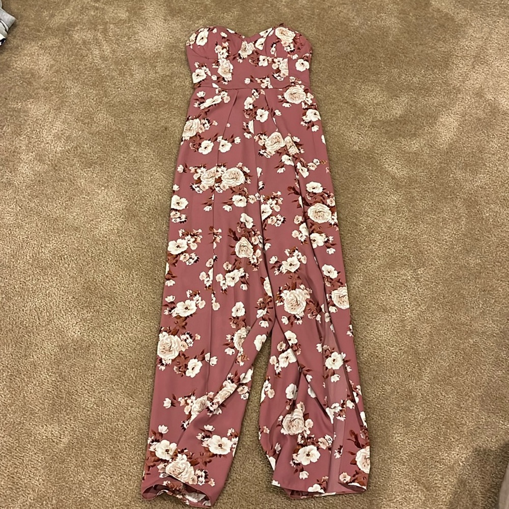 floral flowy romper